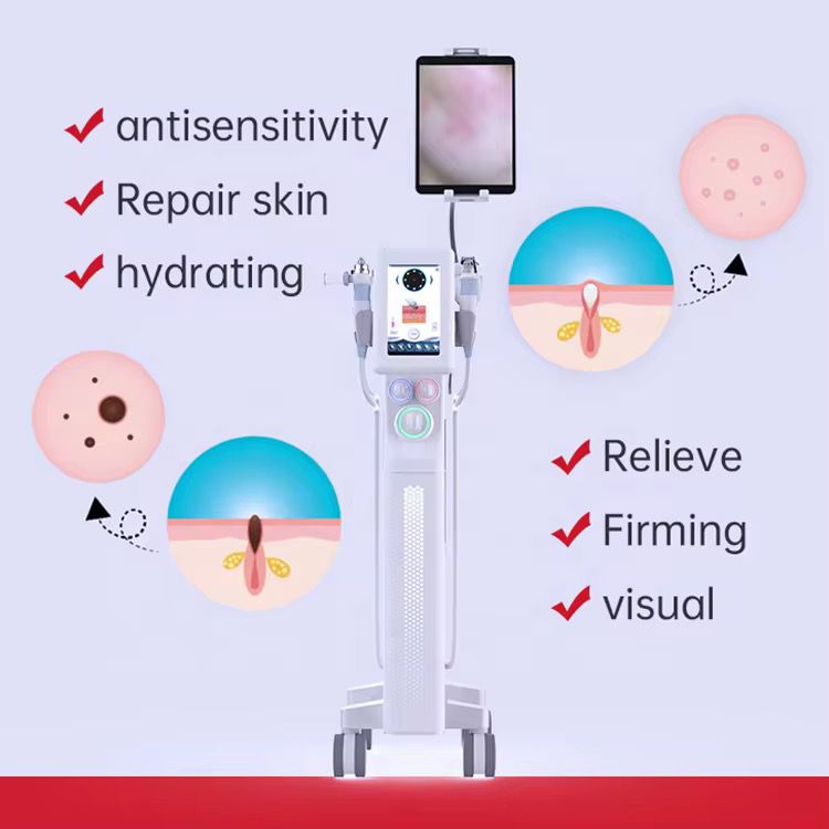 New face stand device with HD derma scope